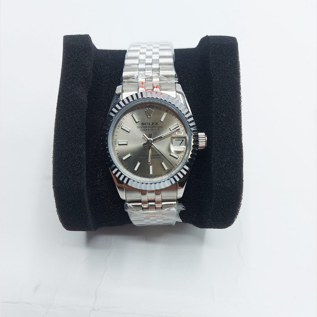 Kolekcija A Ref. DJ-115 — Srebrna številčnica, fluted bezel
